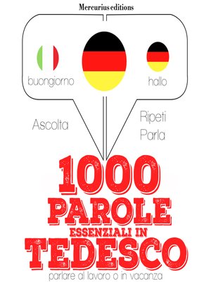 cover image of 1000 parole essenziali in Tedesco